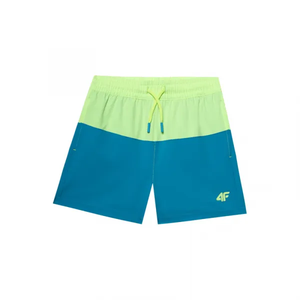 Chlapčenské plavky 4F JUNIOR BOARD SHORTS-4FJWSS24UBDSM069-33S-BLUE