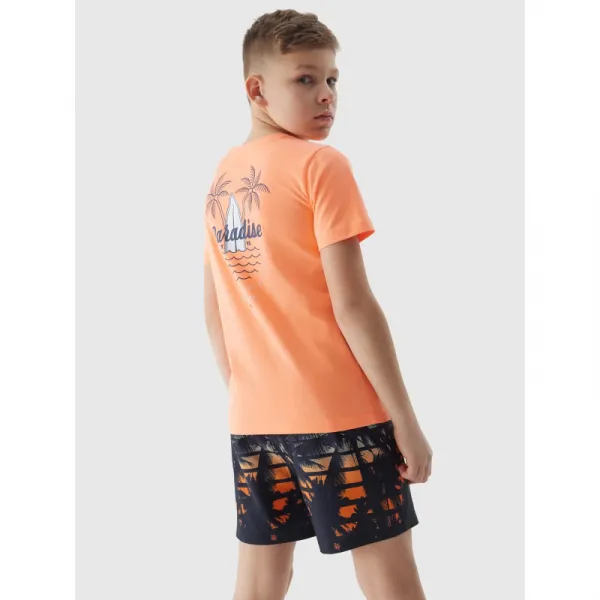 Chlapčenské plavky 4F JUNIOR BOARD SHORTS-4FJWSS24UBDSM067-96S-MULTICOLOUR 6