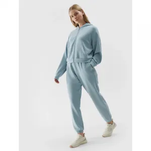 Dámske tepláky 4F TROUSERS-4FWSS24TTROF642-34S-LIGHT BLUE