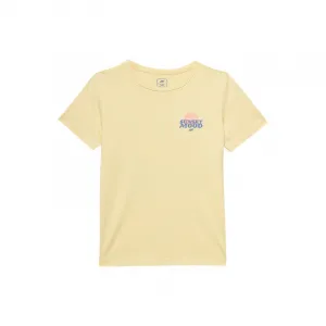 Chlapčenské tričko s krátkym rukávom 4F JUNIOR TSHIRT-4FJWSS24TTSHM1136-73S-LIGHT LEMON