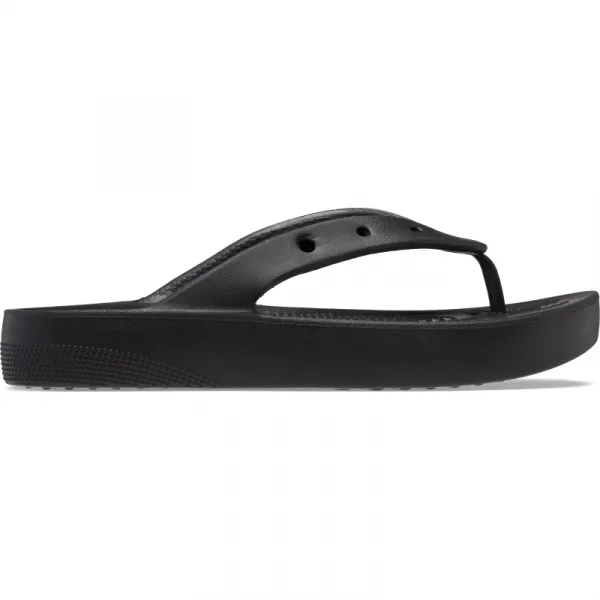 Dámske žabky (plážová obuv) CROCS Classic Platform Flip W black