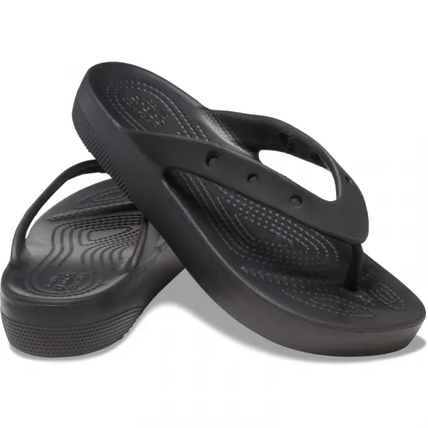 Dámske žabky (plážová obuv) CROCS Classic Platform Flip W black