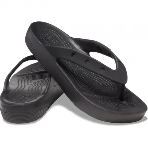 Dámske žabky (plážová obuv) CROCS Classic Platform Flip W black