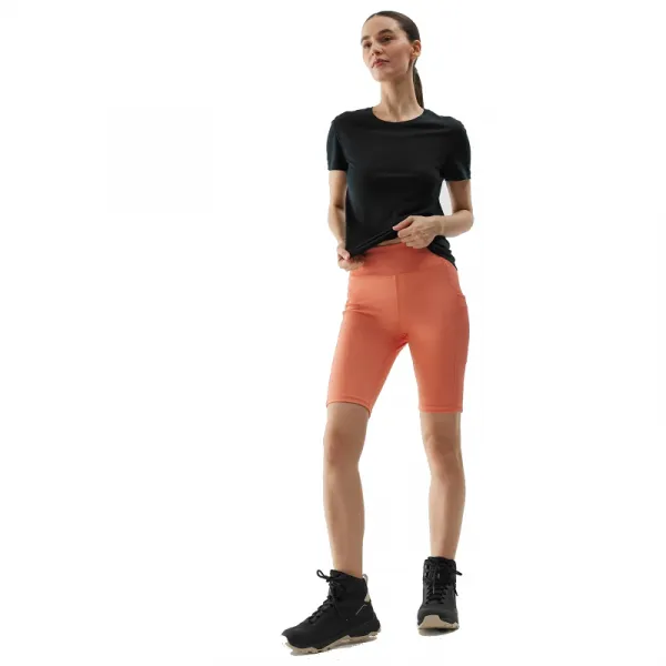 Dámske turistické kraťasy 4F SHORTS FNK-4FWSS24TFSHF547-64S-SALMON CORAL