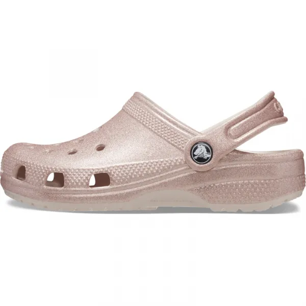 Dievčenské kroksy (rekreačná obuv) CROCS Classic Glitter Clog K quartz glitter