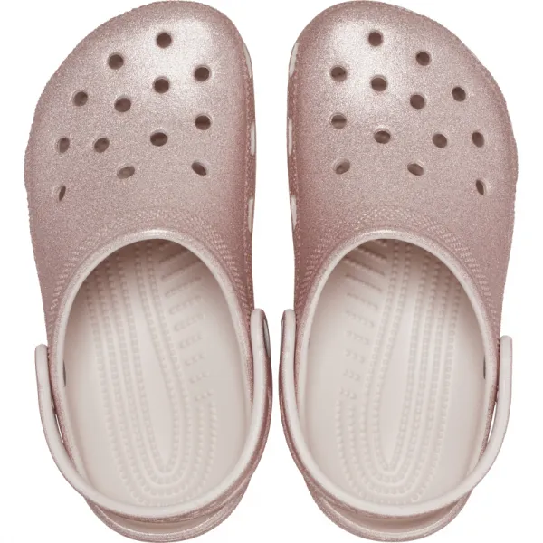 Dievčenské kroksy (rekreačná obuv) CROCS Classic Glitter Clog K quartz glitter