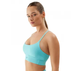 Dámska tréningová športová podprsenka 4F SPORT BRA-WSS24USBAF096-33S-BLUE