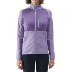 Dámska turistická mikina so zipsom 4F SWEATSHIRT FNK-4FWSS24TFSWF316-52S-LIGHT VIOLET
