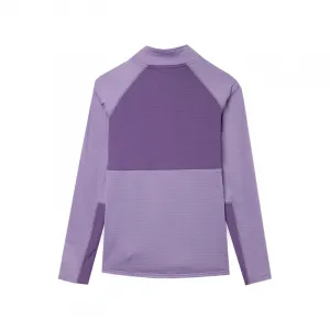 Dámska turistická mikina so zipsom 4F SWEATSHIRT FNK-4FWSS24TFSWF316-52S-LIGHT VIOLET