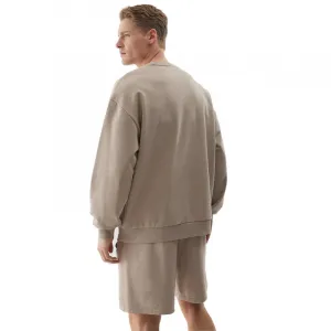 Pánska mikina 4F SWEATSHIRT-WSS24TSWSM1027-83S-BEIGE