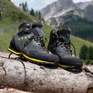 Pánska členková turistická obuv KAYLAND Vitrik Mid Gtx, Dark grey Yellow