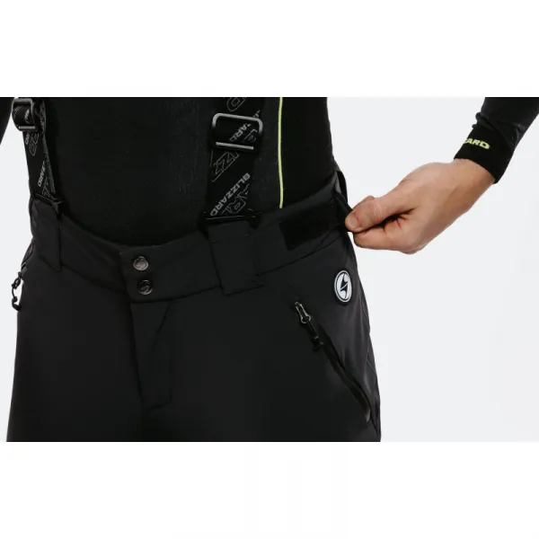 Pánske lyžiarske zateplené nohavice BLIZZARD Ski Pants Lofer, black