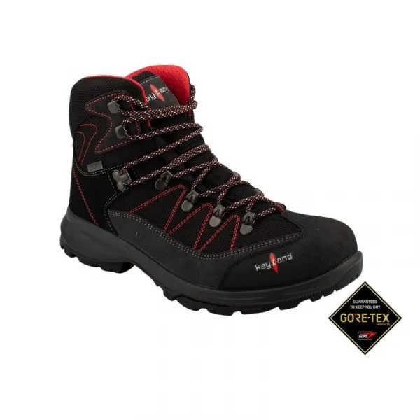 Pánska vysoká turistická obuv KAYLAND Ascent Evo Gtx, Black Red