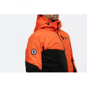 Pánska lyžiarska bunda s kapucňou BLIZZARD Ski Jacket Berwang, cherry red black