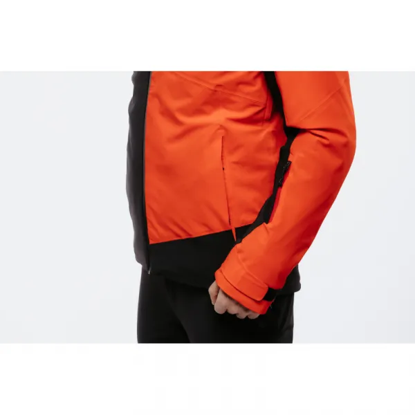 Pánska lyžiarska bunda s kapucňou BLIZZARD Ski Jacket Berwang, cherry red black