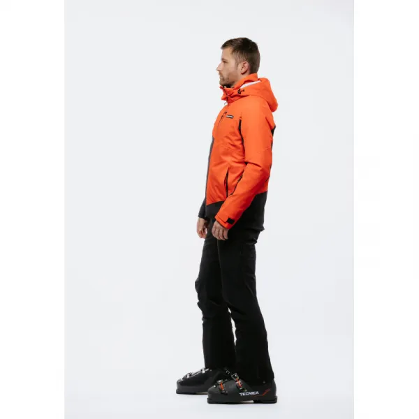 Pánska lyžiarska bunda s kapucňou BLIZZARD Ski Jacket Berwang, cherry red black