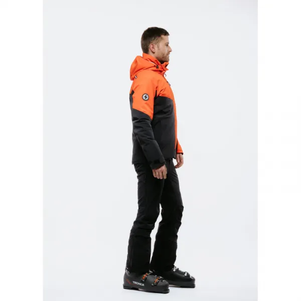 Pánska lyžiarska bunda s kapucňou BLIZZARD Ski Jacket Berwang, cherry red black