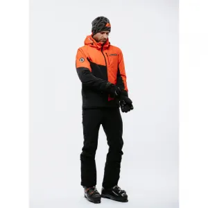 Pánska lyžiarska bunda s kapucňou BLIZZARD Ski Jacket Berwang, cherry red black