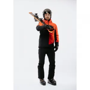 Pánska lyžiarska bunda s kapucňou BLIZZARD Ski Jacket Berwang, cherry red black