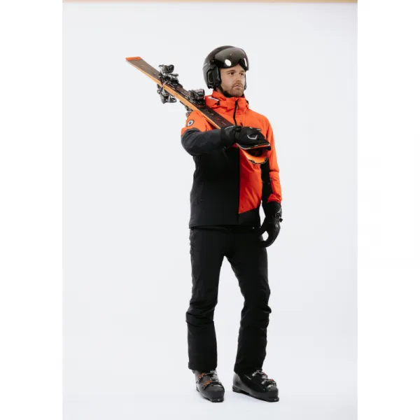 Pánska lyžiarska bunda s kapucňou BLIZZARD Ski Jacket Berwang, cherry red black