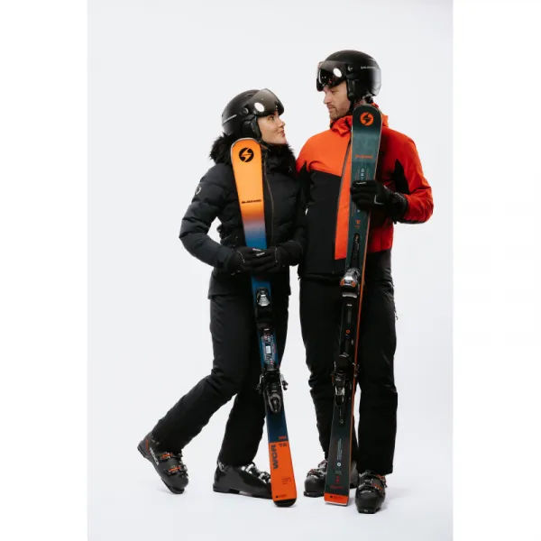 Pánska lyžiarska bunda s kapucňou BLIZZARD Ski Jacket Berwang, cherry red black