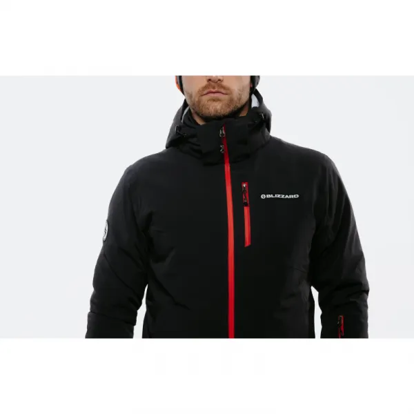 Pánska lyžiarska bunda s kapucňou BLIZZARD Ski Jacket Berwang, black