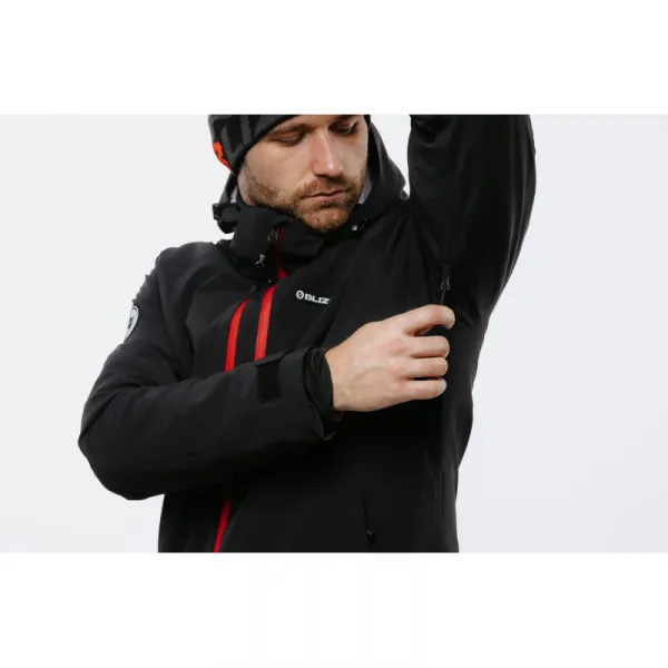 Pánska lyžiarska bunda s kapucňou BLIZZARD Ski Jacket Berwang, black