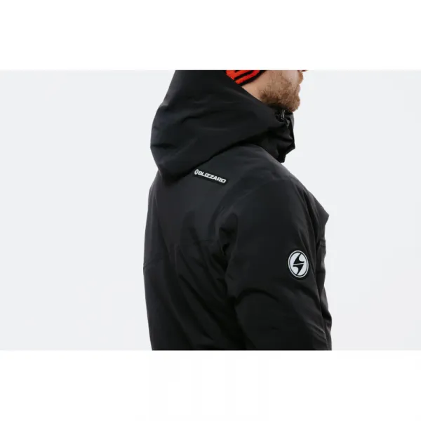 Pánska lyžiarska bunda s kapucňou BLIZZARD Ski Jacket Berwang, black