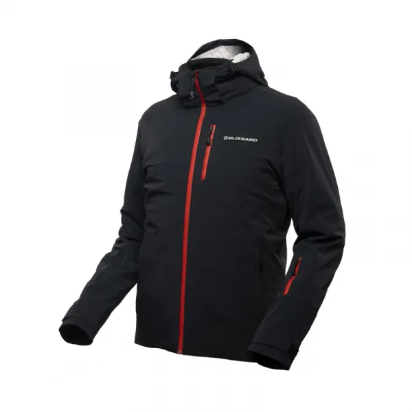 Pánska lyžiarska bunda s kapucňou BLIZZARD Ski Jacket Berwang, black