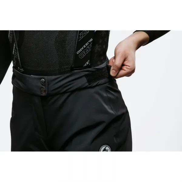 Dámske lyžiarske zateplené nohavice BLIZZARD W2W Ski Pants Sappada, black