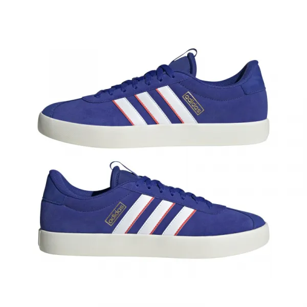 Pánska vychádzková obuv ADIDAS VL Court 3.0 semi lucid blue cloud white bright red