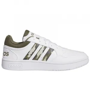 Pánska rekreačná obuv ADIDAS Hoops 3.0 cloud white olive strata grey two