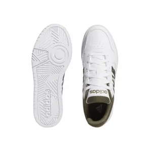 Pánska rekreačná obuv ADIDAS Hoops 3.0 cloud white olive strata grey two