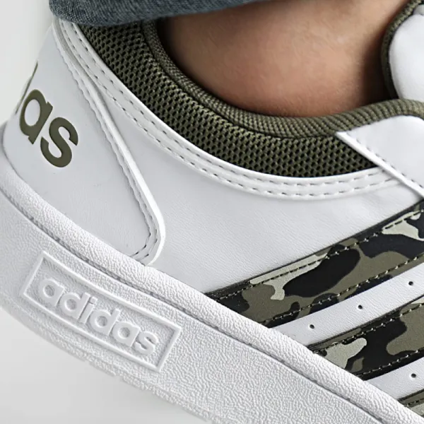 Pánska rekreačná obuv ADIDAS Hoops 3.0 cloud white olive strata grey two