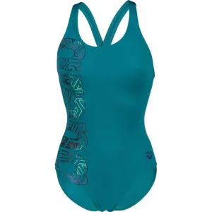 Dámske plavecké jednodielne plavky ARENA WO KIKKO PRO SWIMSUIT V BACK GRAPHIC