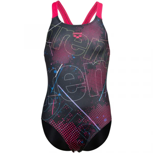 Dievčenské plavecké jednodielne plavky ARENA GALACTIC SWIMSUIT SWIM PRO BACK