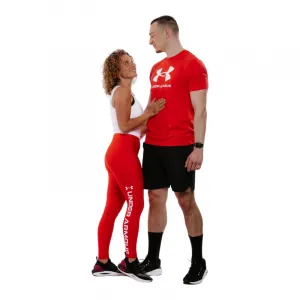 Dámske legíny UNDER ARMOUR Armour Branded Legging-RED 814