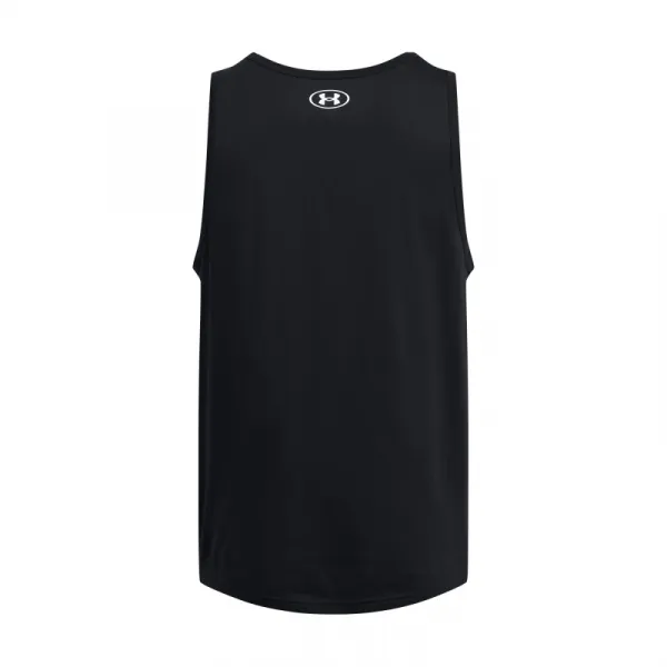 Pánske tričko bez rukávov UNDER ARMOUR UA SPORTSTYLE LOGO TANK-BLK