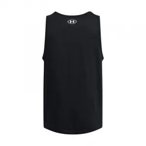 Pánske tričko bez rukávov UNDER ARMOUR UA SPORTSTYLE LOGO TANK-BLK
