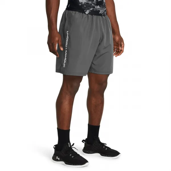 Pánske tréningové kraťasy UNDER ARMOUR UA Woven Wdmk Shorts-GRY