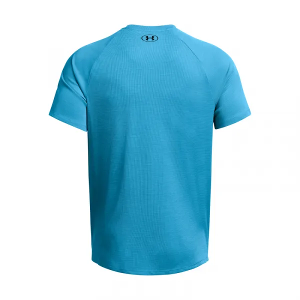 Pánske tréningové tričko s krátkym rukávom UNDER ARMOUR UA Tech Textured SS-BLU