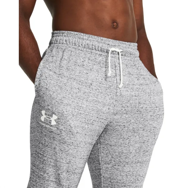 Pánske tepláky UNDER ARMOUR UA Rival Terry Jogger-GRY