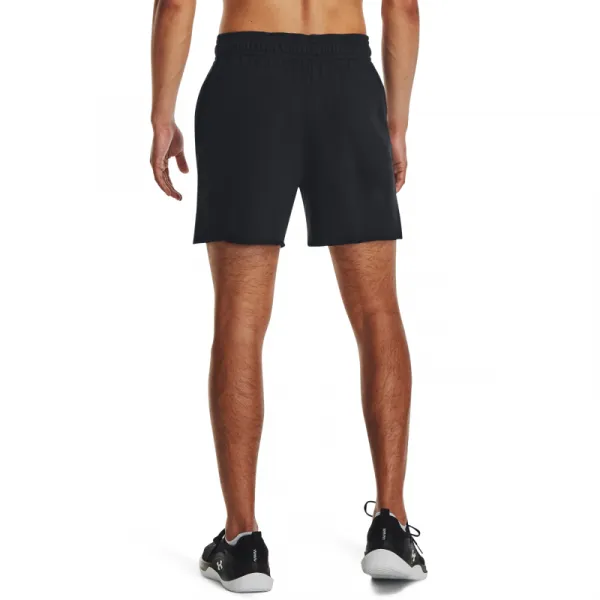 Pánske teplákové kraťasy UNDER ARMOUR UA Rival Terry 6in Short-BLK