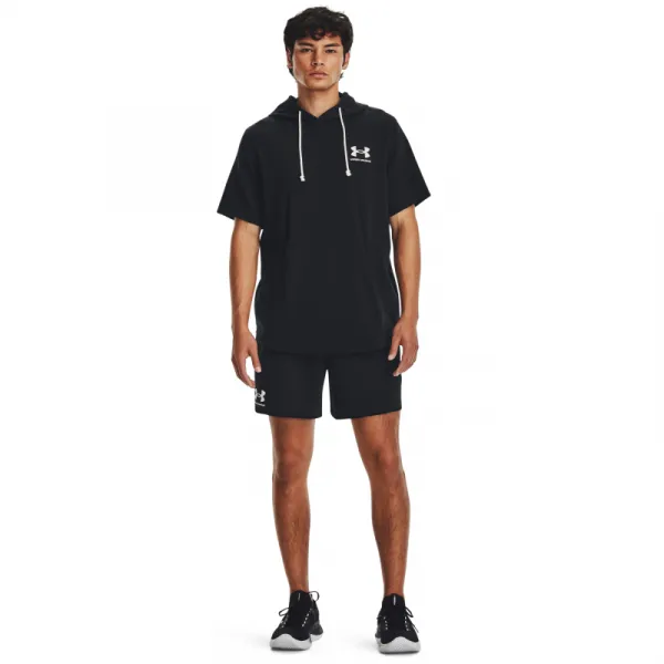 Pánske teplákové kraťasy UNDER ARMOUR UA Rival Terry 6in Short-BLK