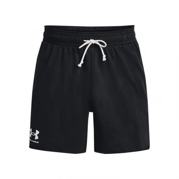Pánske teplákové kraťasy UNDER ARMOUR UA Rival Terry 6in Short-BLK