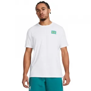Pánske tričko s krátkym rukávom UNDER ARMOUR UA Color Block Logo&nbsp;?LC-WHT