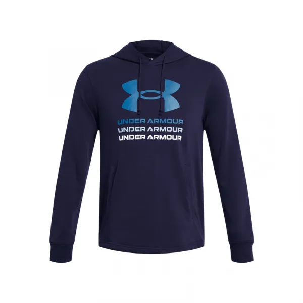Pánska mikina s kapucňou UNDER ARMOUR UA Rival Terry Graphic Hood-BLU