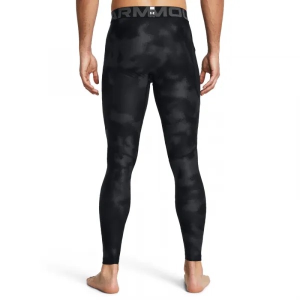 Pánske kompresné legíny UNDER ARMOUR UA HG Armour Printed Lgs-BLK