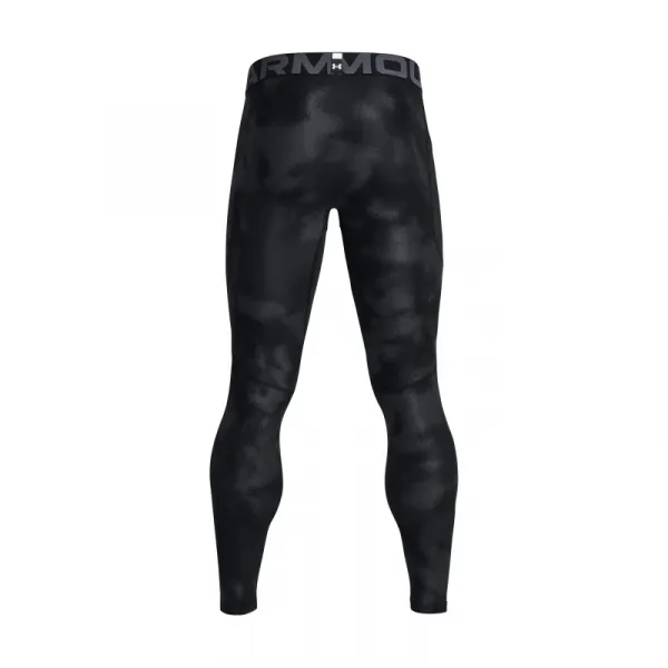 Pánske kompresné legíny UNDER ARMOUR UA HG Armour Printed Lgs-BLK