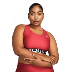 Dámska tréningová športová podprsenka UNDER ARMOUR UA HG Authentics Mid Branded-RED